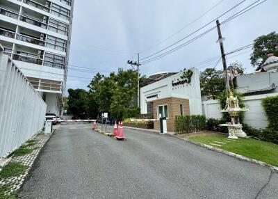 Gated entrance of a residential complex