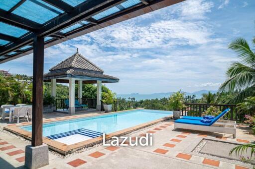 Wonderful 5 Bedroom Sea View Pool Villa