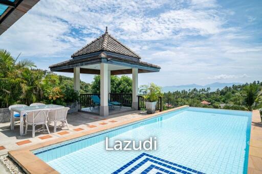 Wonderful 5 Bedroom Sea View Pool Villa