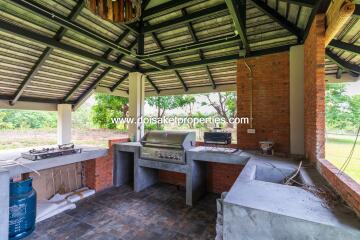 Incredible Nearly-New Modern Resort Style Home on 8+ Rai Overlooking a Lake for Sale in Luang Nuea, Doi Saket