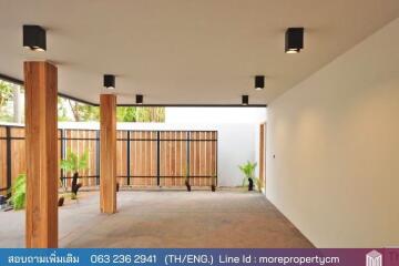 MORE-002PR Pool Villa Chiang Mai for rent 5 bedrooms, 5 bathrooms, Wang Tan Village, Hang Dong Chiang Mai.