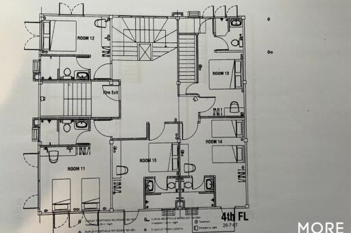 Hostel – Muang Chiang Mai, 14 bedrooms, 45 sq.w., (ID:039BR)