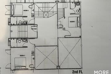 โฮสเทล – เมืองเชียงใหม่ 14 ห้องนอน 45 ตร.ว. (ID:039BR)