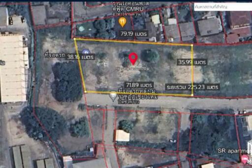 Property id145ls Land for sale in ChangPuek 1-2-78Rai near Rajabhat Chiangmai