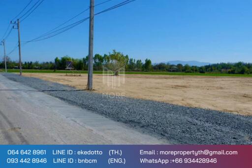 More-069ls Land for sale in San Kamphaeng, 4 rai 1 ngan, 72 sq.wa.