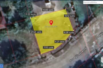 land for sale in Chaiyapuek Land and House housing estate 444m2,nearby Maejo