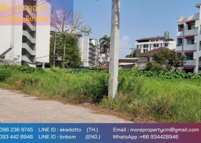 Property id142ls Land for sale in ChangPuek 0-1-80Rai near Rajabhat Chiangmai