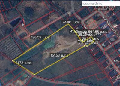 รหัสทรัพย์สิน 182 ขายที่ดินสันกำแพง 8 – 1 - 44 ไร่ ใกล้โรงเรียนสันกำแพง