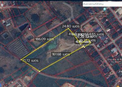 รหัสทรัพย์สิน 182 ขายที่ดินสันกำแพง 8 – 1 - 44 ไร่ ใกล้โรงเรียนสันกำแพง