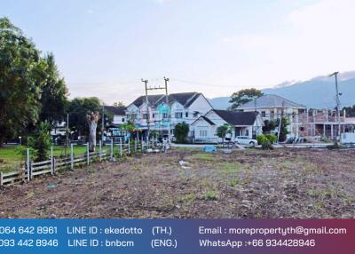 More-072LS Land for sale in Chiang Mai 1 rai 1 ngan 13 sq.wa. near the outer ring road Don Kaeo Sub-district. Mae Rim District, Chiang Mai