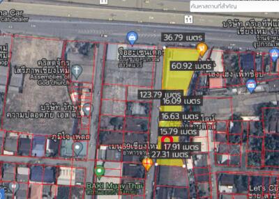 Property id158ls Land for sale in Pa Tun 1-1-44 Rai on Super Highway Road