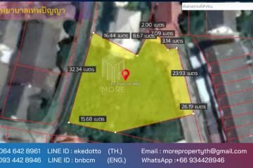 Property id053ls Land for sale in Faham 0-2-31 Rai near Theppanya Hospital