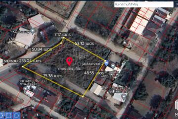 ขายที่ดินสันกำแพง 1 ไร่ 3 งาน 95 ตร.ว. near Charoen Charoen market (ID: 229LS)