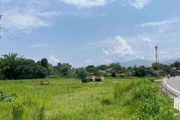 Property id 062LS Land for sale in Chiang Mai. Mae Rim-Ban Rai Road, 4-1-23 rai, near Prem International School, Chiang Mai