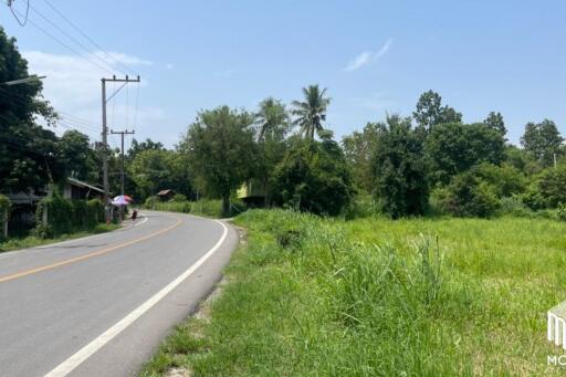 Property id 062LS Land for sale in Chiang Mai. Mae Rim-Ban Rai Road, 4-1-23 rai, near Prem International School, Chiang Mai