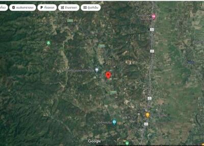 Property id 062LS Land for sale in Chiang Mai. Mae Rim-Ban Rai Road, 4-1-23 rai, near Prem International School, Chiang Mai