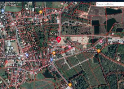 Property id 062LS Land for sale in Chiang Mai. Mae Rim-Ban Rai Road, 4-1-23 rai, near Prem International School, Chiang Mai