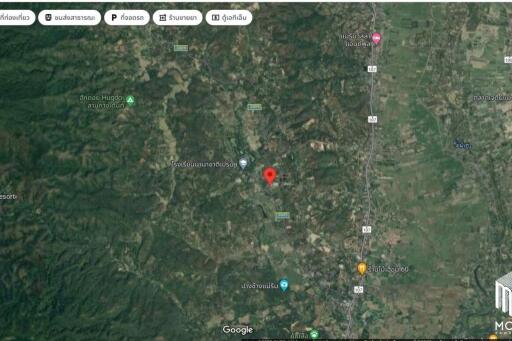 Property id 062LS Land for sale in Chiang Mai. Mae Rim-Ban Rai Road, 4-1-23 rai, near Prem International School, Chiang Mai