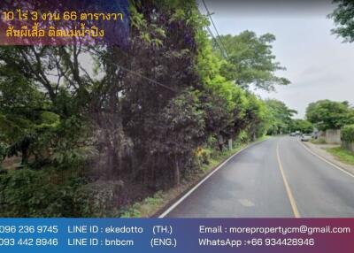 land for sale chiang mai 10-3-66 sq.wa san phi suea