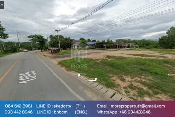 More-067LS Land for sale in Chiang Mai 123 Rai , next to the road 1095, near the intersection of Mae Malai-Pai, Mae Taeng, Chiang Mai.