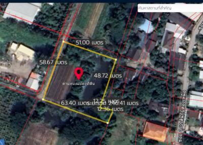 Property id016ls Land for sale in Saraphi 2- 0- 63 Rai near Wat Ko Prajamhong