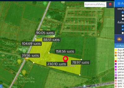 Property id024ls Land for sale in San Khum Phaeng 14-3-82 Rai near Buak Khang Municipality