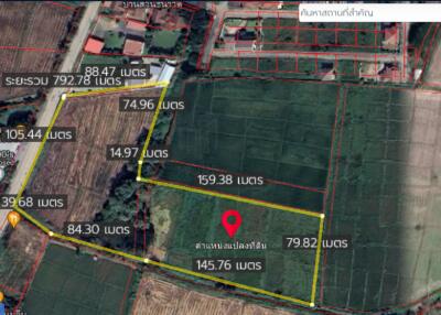 Property id024ls Land for sale in San Khum Phaeng 14-3-82 Rai near Buak Khang Municipality