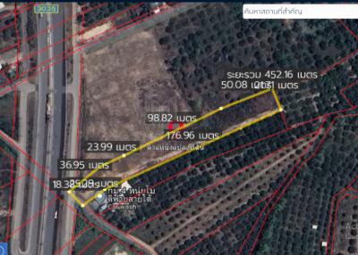 Property ID163LS Land for sale in Sai Pa Tong, 2 – 2 - 5 Rai.,near PTT Station Thung Ruang Thong (Mae Wang)