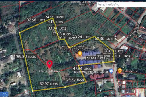 Property id121ls Land for sale in Faham 15-3-90Rai near Central Festival