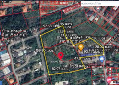 Property id121ls Land for sale in Faham 15-3-90Rai near Central Festival