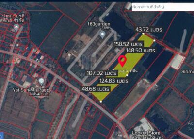 Property id 180ls Land for sale in San Kham Phaeng 7-3-53 Rai near Mae Kue Market