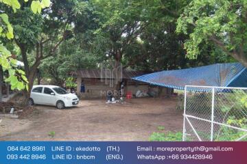 Property id 080LS Land for sale in Chiang Mai 1-2 - 12 rai, next to the main road, irrigation, Nam Phrae, Hang Dong district, Chiang Mai province.