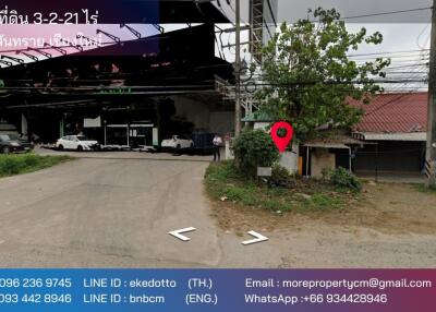 Property ID161ls Land for sale in San Sai, 3 – 2 - 21 Rai near Maejo university