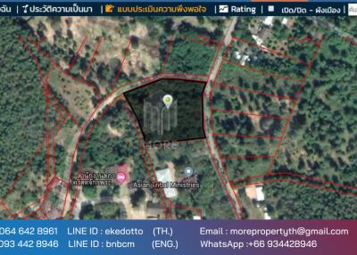 Property id 066LS Land for sale in Chiang Mai 3-3-15 Rai near Nong Bua Phra Chao Luang, Doi Saket, Chiang Mai.