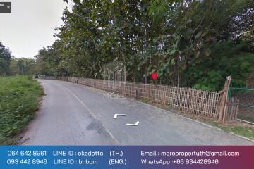 Property id 066LS Land for sale in Chiang Mai 3-3-15 Rai near Nong Bua Phra Chao Luang, Doi Saket, Chiang Mai.