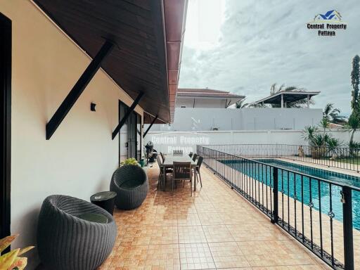 Recently renovated, 3 bedroom, 4 bathroom, pool villa for sale or rent in East Pattaya.