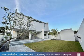 More-132HS New house for sale with swimming pool. Fully furnished, Mountain view, Mae Rim, Chiang Mai