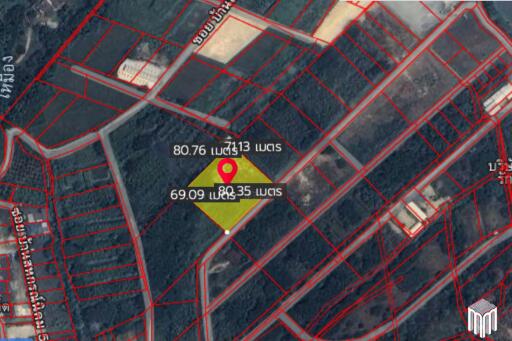 Property id208ls Land for sale in San Sai 3-1-72 sq.wa near Meajo University