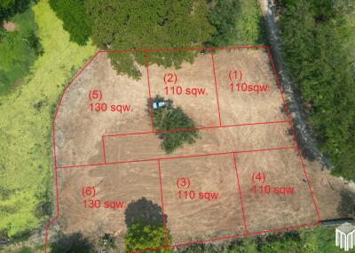 Property id 224LS Land for sale in Saraphi 1Rai 3Ngan 96sq.wa. near Global House Wiang Kum Kam