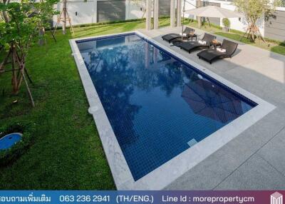 More – 019PS บ้านสั่งทำ Modern Pool Villa หมู่บ้านวังตาล เชียงใหม่ 4 ห้องนอน 5 ห้องน้ำ 382 ตรม