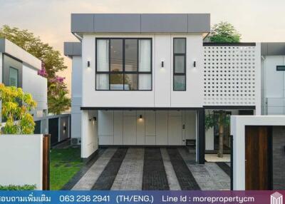 More – 019PS, made to order house Modern Pool Villa Wang Tan village, Chiang Mai, 4 bedrooms, 5 bathrooms, 382 sq m, near Hang Hong District, Chiang Mai