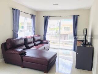 A two-story detached house with 3 bedrooms and 3 bathrooms in the San Sai zone, near the Unity Concord International School.