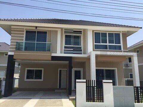 A two-story detached house with 3 bedrooms and 3 bathrooms in the San Sai zone, near the Unity Concord International School.