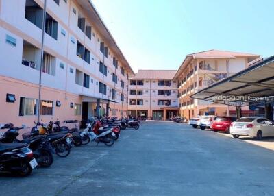 Dormitory for sale, 4 floors, 2 buildings, 150 rooms (fully rented), near Maejo University.
