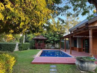 Single house, pool villa, Hang Dong zone, near Wat Phra That Doi Kham.