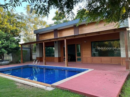 Single house, pool villa, Hang Dong zone, near Wat Phra That Doi Kham.