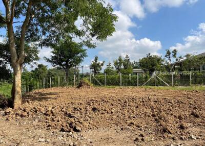 Beautiful land near the city, 214 sq m., not including growing land. Near Charoen Charoen Market