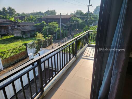 Detached house, 2 floors, 3 bedrooms, 4 bathrooms, located in the Doi Saket area, close to Mae Kue Market.