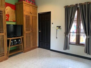 One and a half storey house, resort style, 2 bedrooms, 3 bathrooms, San Kamphaeng area.