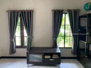 One and a half storey house, resort style, 2 bedrooms, 3 bathrooms, San Kamphaeng area.